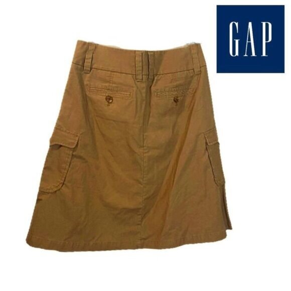 GAP Women's Cargo Double‎ Breasted Styled Skirt - Picture 2 of 9